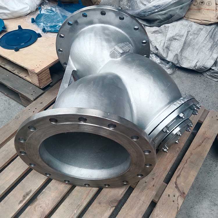 華豫供應(yīng)管道除雜質(zhì)GL41W-16P DN350 Y型過(guò)濾器